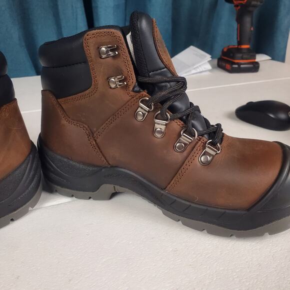 Gopcore Hiking Work Boot Waterproof Leather Composite Toe Rocky Size W6.5 NWOT - Picture 4 of 16